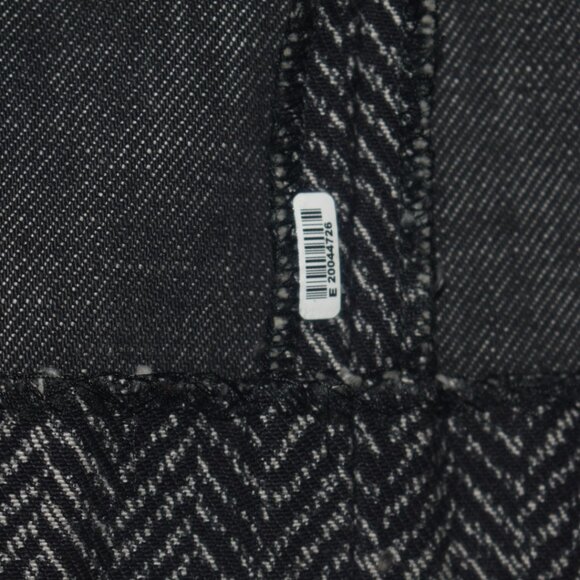 Vintage 90s Kenzo Jeans Herringbone Cotton Denim Jacket Blazer Italy 36 XS S - Picture 8 of 13